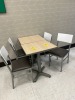 BROWN & WHITE CHAIRS (LOCATED IN OKEECHOBEE, FL - #34767) - 2