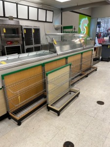 ROLLING DISPLAYS WITH 3 SHELVES (LOCATED IN OKEECHOBEE, FL - #34767)