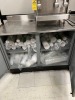 COUNTER WITH 2 DOORS & STAINLESS STEEL TOP - 4'W x 30''D (LOCATED IN OKEECHOBEE, FL - #34767) - 2