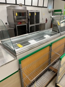 COLD SANDWICH UNIT WITH SNEEZE GUARD - 5'W x 34''D (LOCATED IN OKEECHOBEE, FL - #34767)