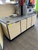 DUKE DRINK COUNTER WITH 4 DOORS, STORAGE & CARBONATOR - 7'W x 38''D (LOCATED IN OKEECHOBEE, FL - #7007)