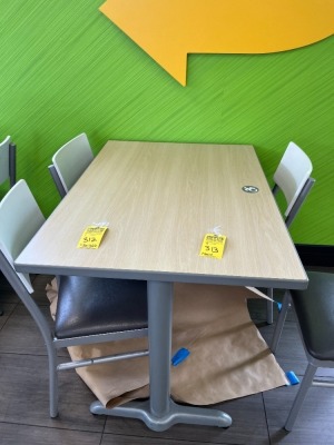 4-TOP TABLE (LOCATED IN OKEECHOBEE, FL - #7007)