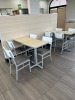 BROWN & WHITE CHAIRS (LOCATED IN OKEECHOBEE, FL - #7007)