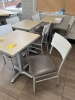 BROWN & WHITE CHAIRS (LOCATED IN OKEECHOBEE, FL - #7007)