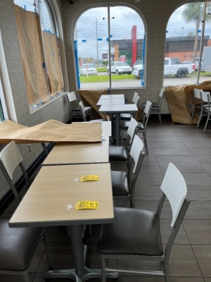 2-TOP TABLES (LOCATED IN OKEECHOBEE, FL - #7007)