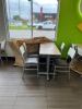 BROWN & WHITE CHAIRS (LOCATED IN OKEECHOBEE, FL - #7007) - 3