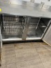 REFRIGERATED COUNTER WITH 2 DOORS & STAINLESS STEEL TOP (LOCATED IN OKEECHOBEE, FL - #7007) - 2