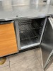 REFRIGERATED COUNTER WITH 2 DOORS & STAINLESS STEEL TOP (LOCATED IN OKEECHOBEE, FL - #7007) - 3