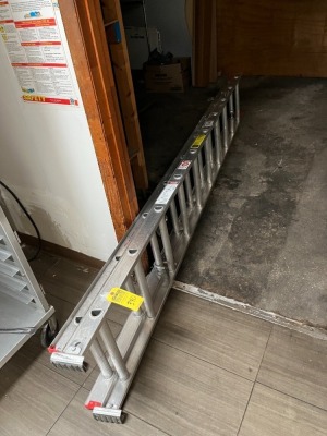 WERNER ALUMINUM EXTENSION LADDER (LOCATED IN OKEECHOBEE, FL - #7007)