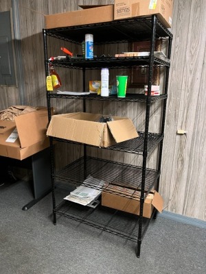 METRO RACK WITH 6 SHELVES (LOCATED IN OKEECHOBEE, FL - #7007)