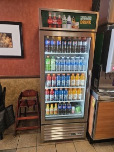 TRUE GDM-26-HC-FG01 REFRIGERATOR WITH GLASS FRONT - SERIAL No. 10792919 (LOCATED IN CUTLER BAY, FL)