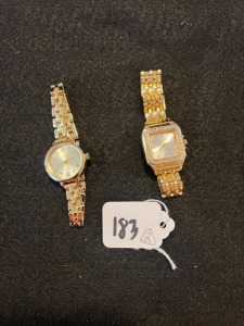 GOLD TONE QUARTZ WATCHES