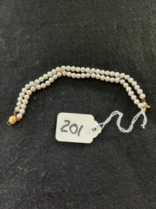 PEARL / 14K GOLD BRACELET