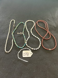 ASSORTED BEADED NECKLACES