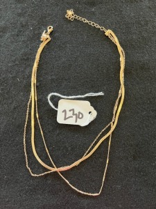 TRIPLE STRAND NECKLACE