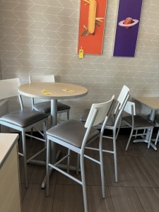 ASSORTED TABLES - 2- HIGH TOPS / 4- 2-TOPS / 1- 4-TOP (LOCATED IN CAPE CORAL, FL - #24913)