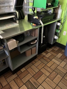 CASH COUNTER - 5'W x 34''D (LOCATED IN CAPE CORAL, FL - #24913)