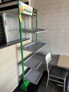 ROLLING METAL PICKUP SHELF (LOCATED IN CAPE CORAL, FL - #24913)