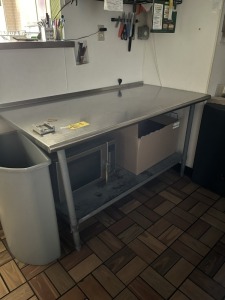 STAINLESS STEEL PREP TABLE - 5'W x 30''D (LOCATED IN CAPE CORAL, FL - #24913)