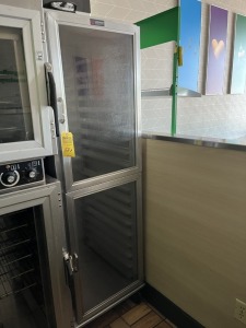 BREAD CABINET WITH GLASS DOOR (LOCATED IN CAPE CORAL, FL - #24913)