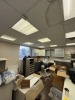 LOT UNTAGGED CONTENTS OF ROOM - CABINETS, TABLES, OTTOMANS, VASE, ETC