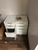 LOT UNTAGGED CONTENTS OF ROOM - DESK, CABINETS, BARN DOOR, ETC - 2