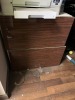 LOT UNTAGGED CONTENTS OF ROOM - DESK, CABINETS, BARN DOOR, ETC - 3