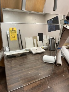 MIRRORS - 1- LIGHTED 33''x28'' / 1- 29.5''x27''