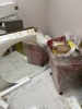 LOT UNTAGGED CONTENTS OF ROOM - CABINETS, BENCHES, LIGHTS, CHAIR, TRIPOD, ETC - 2
