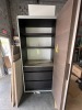 BROWN & WHITE LIGHTED ARMOIRE - 2