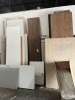 ASSORTED PIECES - WOOD, VENEER, MDF, MDFW, GLOSSY SKINS, FORMICA, ETC - 2