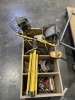 LOT ASSORTED - WORK LIGHT, CIRCULAR SAW BLADES, RYOBI BATTERY, ETC - 3