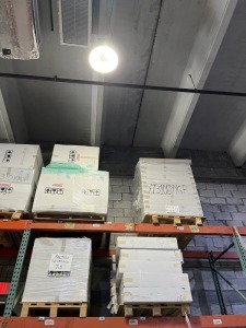 BOXES VANITY BASES, CABINETS, ETC (4 PALLETS / TOP 2 SHELVES)