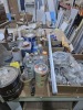 WORK TABLE / BENCH WITH CONTENTS