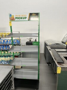 SHELVING UNIT ON WHEELS (LOCATED IN PEMBROKE PARK, FL)