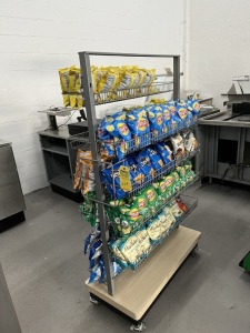 DOUBLE SIDED ROLLING RACK (LOCATED IN PEMBROKE PARK, FL)