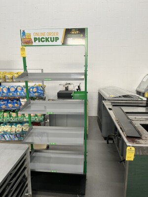 SHELVING UNIT ON WHEELS (LOCATED IN PEMBROKE PARK, FL)