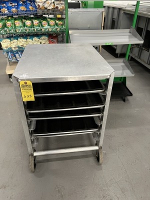 SHORT ROLLING BREAD RACK (LOCATED IN PEMBROKE PARK, FL)