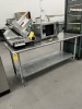 STAINLESS STEEL PREP TABLE - 6'W x 30''D (LOCATED IN PEMBROKE PARK, FL)