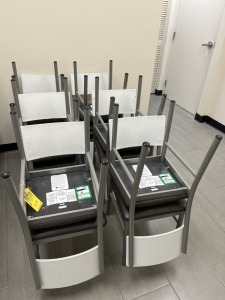 BROWN & WHITE CHAIRS (LOCATED IN PEMBROKE PARK, FL)