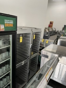 NUVU BREAD CABINET WITH GLASS DOORS (LOCATED IN PEMBROKE PARK, FL)