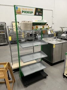 ROLLING METAL SHELVING UNIT (LOCATED IN PEMBROKE PARK, FL)