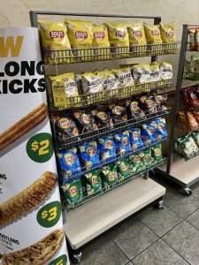DOUBLE SIDED ROLLING RACK (LOCATED IN PLANTATION, FL)