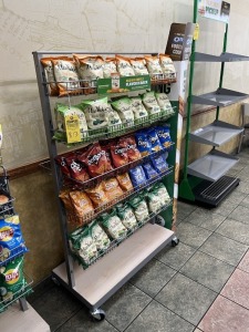 DOUBLE SIDED ROLLING RACK (LOCATED IN PLANTATION, FL)