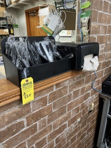ASSORTED PIECES - NAPKIN DISPENSER / CUTLERY CONTAINER (LOCATED IN PLANTATION, FL)