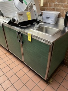 CABINET WITH HAND SINK & 2 DOORS (LOCATED IN PLANTATION, FL)