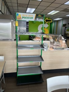 ROLLING METAL SHELVING UNIT (LOCATED IN NAPLES, FL)