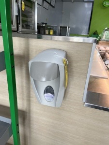 WALL MOUNTED HAND SANITIZER DISPENSER (LOCATED IN NAPLES, FL)