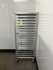 ROLLING BREAD RACK (LOCATED IN NAPLES, FL)