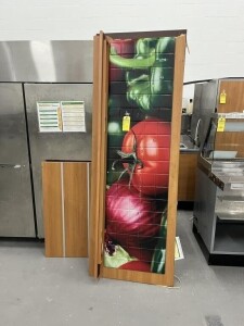 ASSORTED COUNTER FRONTS - 2 WITH LIGHTS & VEGGIES (ASSORTED SIZES) (LOCATED IN PEMBROKE PARK, FL)